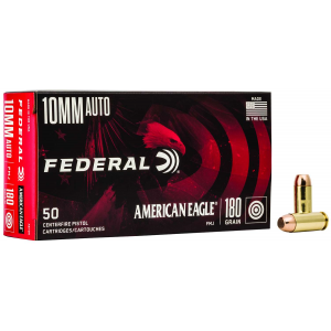 Federal AE10A American Eagle  10mm Auto 180 gr Full Metal Jacket (FMJ) 50 Bx/ 20 Cs