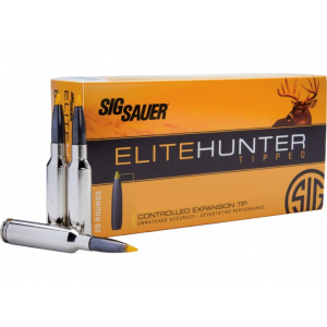 Sig Sauer E308TH220 Elite Hunter Tipped  308 Win 165 gr Controlled Expansion Tip 20 Bx/ 10 Cs