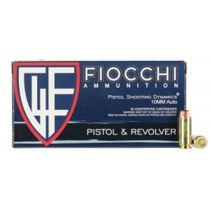 Fiocchi 10AP Shooting Dynamics  10mm Auto 180 gr Full Metal Jacket Truncated-Cone (TCFMJ) 50 Bx/ 10 Cs