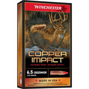 Winchester Ammo Copper Impact 6.5 Creedmoor 125 Gr Extreme Point 20rds