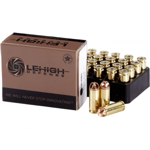 Lehigh Defense XD Ammunition 10mm Auto 115 Grain Xtreme Defense Lead Free Box of 20