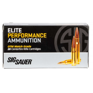 Sig Sauer E6MMCM220 Elite Match Grade  6mm Creedmoor 107 gr Open Tip Match (OTM) 20 Bx/ 10 Cs