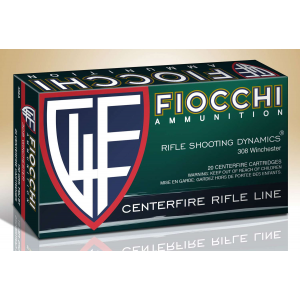 Fiocchi 308A Training Dynamics  308 Win 150 gr Full Metal Jacket Boat Tail (FMJBT) 20 Bx/ 10 Cs