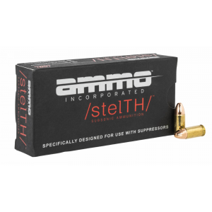 Ammo Inc stelTH 45 ACP 230 Gr TMC SubSonic Ammunition 50rds