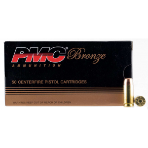 PMC 40E Bronze  40 S&W 180 gr Full Metal Jacket Flat Point (FMJFP) 50 Bx/ 20 Cs