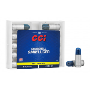 CCI 3790 9mm Luger 64 GR #12 Shotshell 10 rd BOX