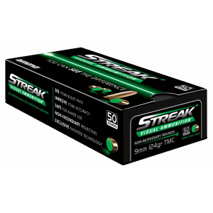 Ammo Inc Streak Visual (Green) 9mm 124 Gr TMC 50rds