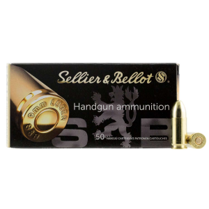 Sellier & Bellot SB9A Handgun  9mm Luger 115 gr Full Metal Jacket (FMJ) 50 Box