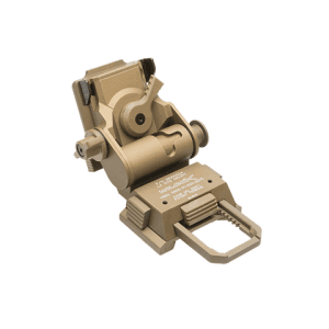 Wilcox: L4 G24 Mount with Low Profile Breakaway Base. Accommodates PVS-14 Arm - Tan