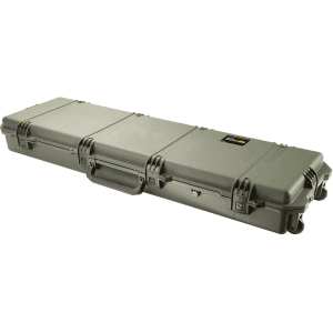 Pelican Storm iM3300 Scoped Rifle Case with Solid Foam Insert and Wheels 53" Polymer Olive Drab