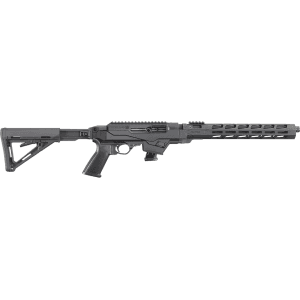 Ruger PC Carbine M-LOK Semi Automatic Rifle 9mm Luger 16.12" Black Threaded Barrel Black Frame Black Pistol Grip