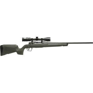 Savage Arms AXIS 2 XP Bolt Action Rifle 6.5 Creedmoor 22" Matte Barrel Left Hand Matte Frame Green Stock With Scope