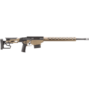 Ruger Precision Bolt Action Rifle 308 Winchester 20" Black Threaded Barrel Smoked Bronze Cerakote Frame Black Folding Stock