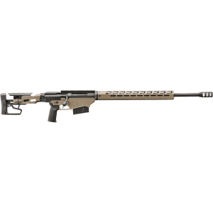 Ruger Precision Bolt Action Rifle 300 Winchester Magnum 26" Black Threaded Barrel Smoked Bronze Cerakote Frame Black Folding Stock