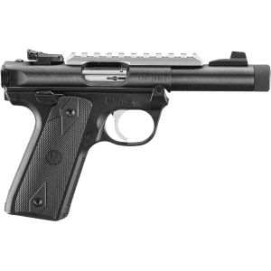 Ruger Mark IV 22/45 22 Long Rifle Pistol 4.4" Threaded Barrel 10+1 Round Black