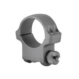 Ruger 1" Scope Ring 4KHM Silver Matte Black Medium