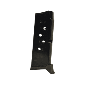 Ruger LCP II Magazine 380 ACP 6-Round Steel Blue with Finger Rest