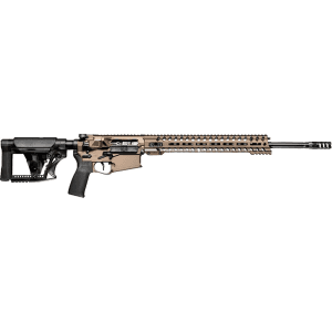 POF-USA Revolution DI Semi Automatic Rifle 6.5 Creedmoor 20" Black Threaded Barrel Burnt Bronze Frame Black Adjustable Stock