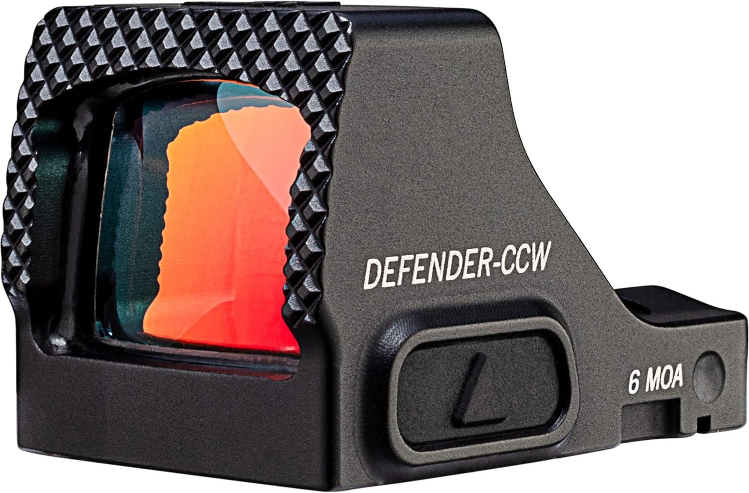 Vortex Optics Defender-CCW Micro Red Dot Sights | Motion Activation With 14 Hour Auto-Shutoff, Fast-Rack Texturing, Top Mount Battery, Waterproof, Fogproof, Shockproof - $237.04 with free shipping