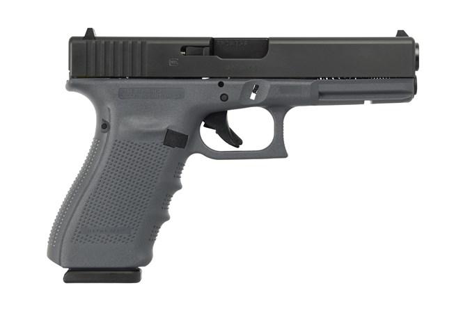 Glock G20 G4 Pistol PG2050201GF, 10mm, 4.6", Fixed Sights, Gray, 10 Rd 