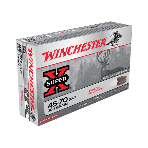 Winchester 45-70 Government 300gr JHP Super X Ammunition, 20 RoundBox - X4570H by Winchester - Product Image