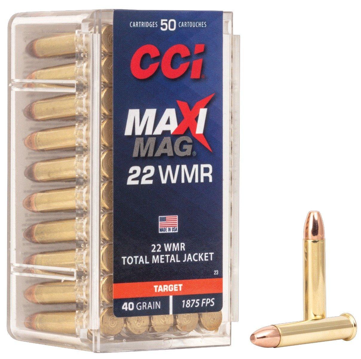 CCI .22 WMR Ammo 40 Grain TMJ 50rds - 0023 by Cci - Product Image