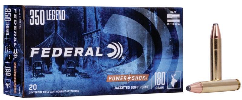 Federal Power Shok Rifle Ammo 350 Legend 20 Rds -350LA by Federal - Product Image