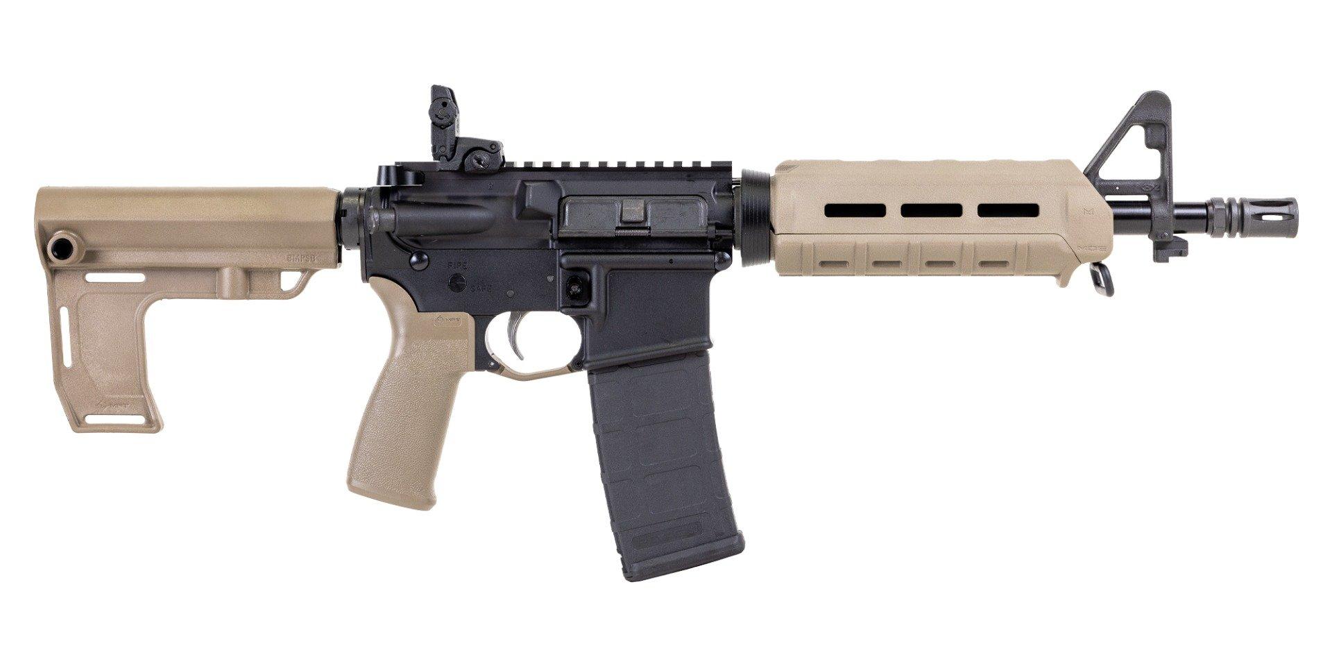 PSA AR-15 Pistol 10.5" CARBN 5.56 Nitride MOE EPT MFT Battlelink, FDE by Palmetto State Armory - Product Image