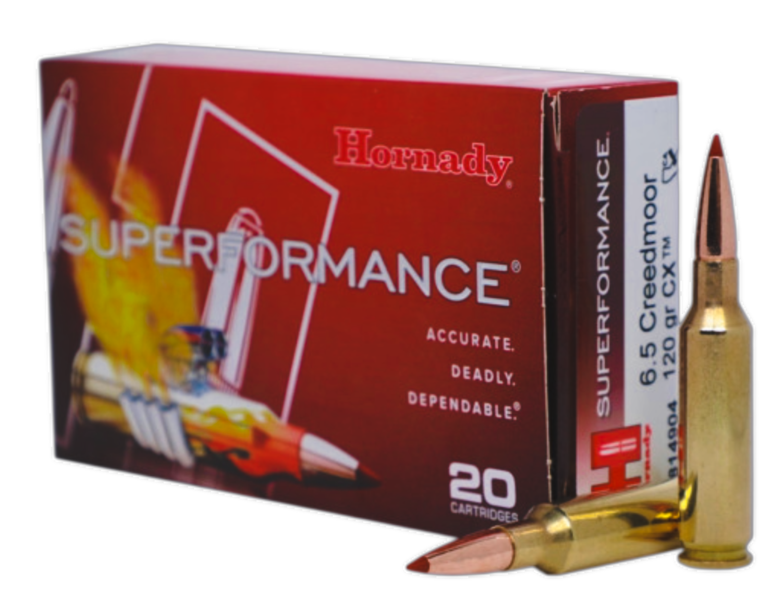 Hornady Superformance 6.5 Creedmoor 120 gr CX, 20rds by Hornady - Product Image