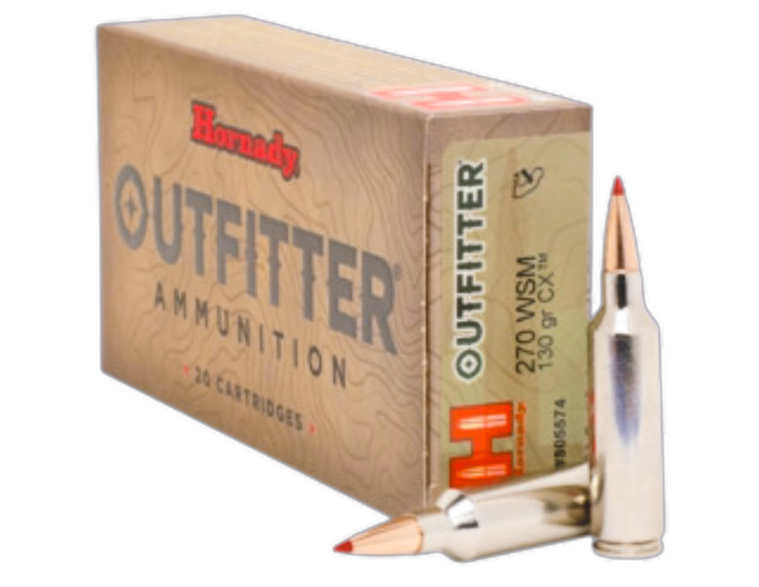 Hornady Outfitter .270 WSM 130 gr CX, 20rds by Hornady - Product Image