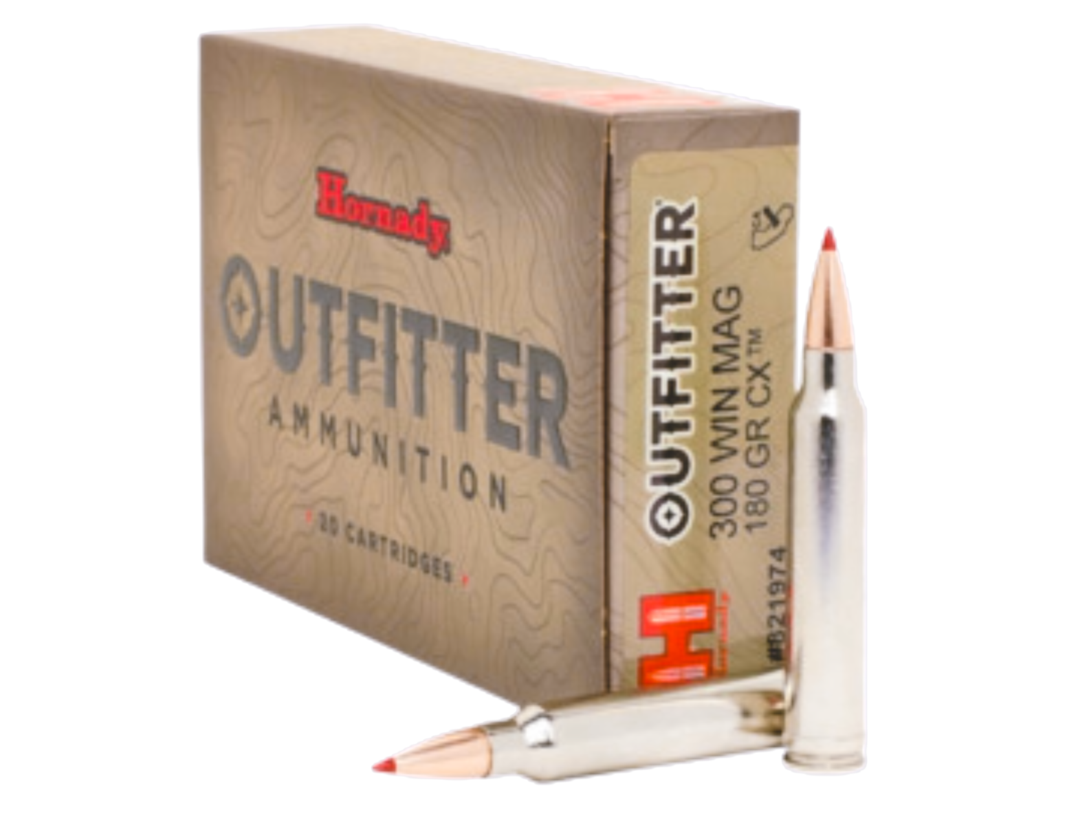 Hornady Outfitter .300 Win Mag 180 gr CPT 20rds by Hornady - Product Image