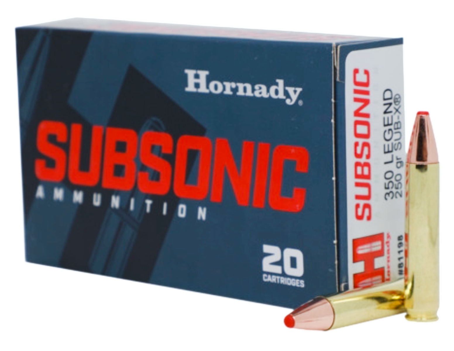 Hornady Subsonic .350 Legend 250 gr Sub-X, 20rds by Hornady - Product Image