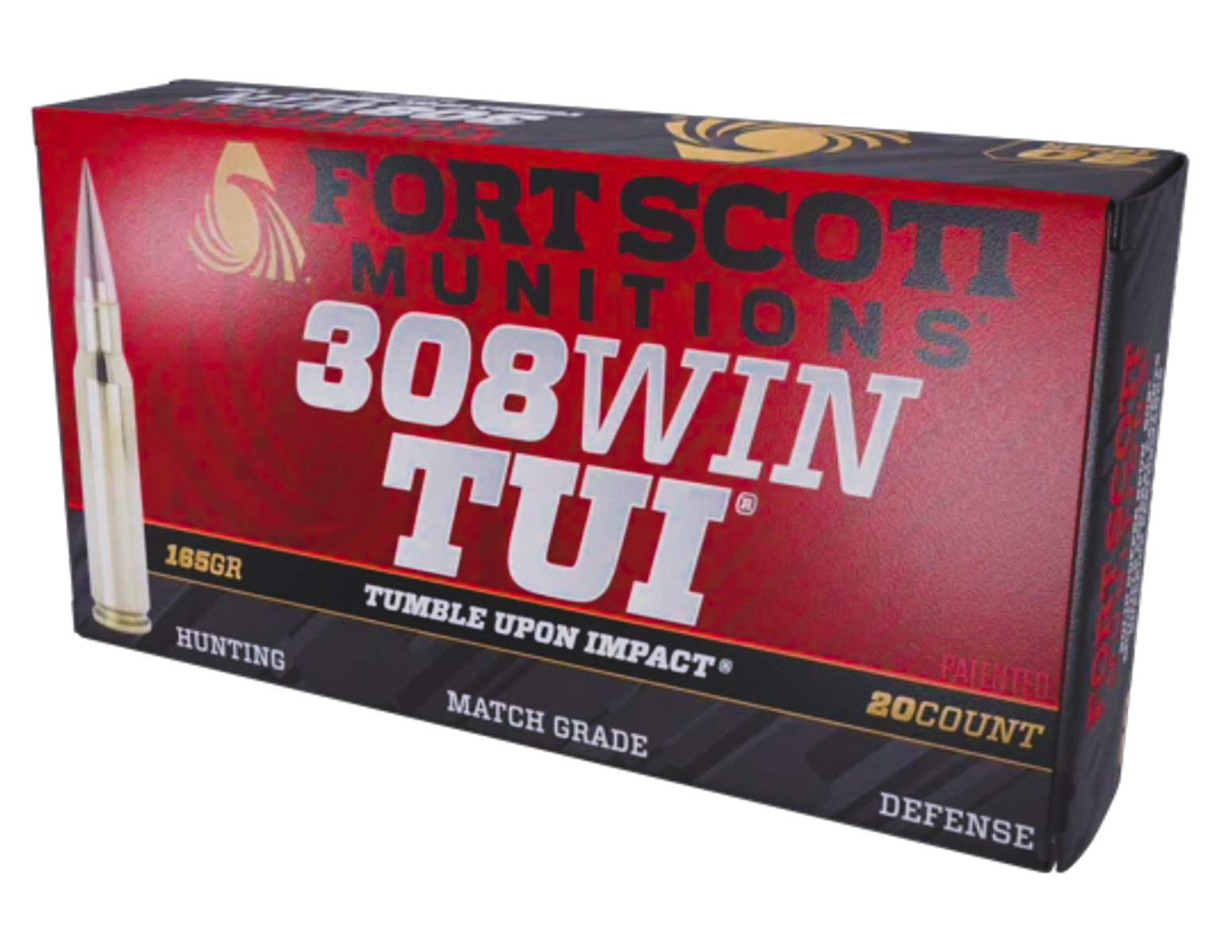 Fort Scott Munitions .308 Win. TUI 165GR SCS, 20rds - 308165SCV2 by Fort Scott Munitions - Product Image