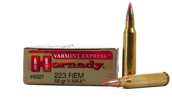 Hornady .223 Rem Ammo 55 Gr V-MAX, 20rds - 8327 by Hornady - Product Image