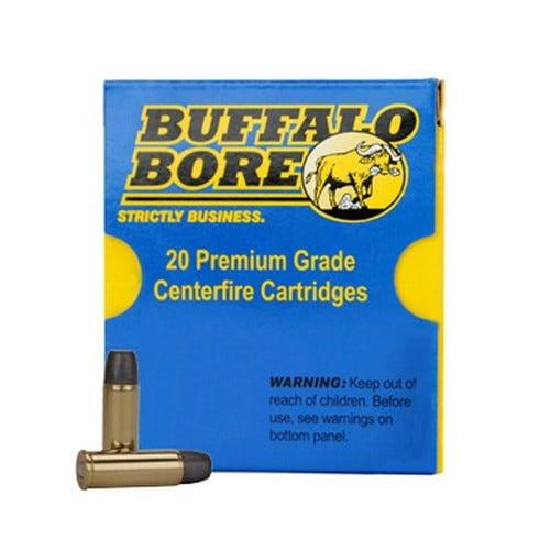 Buffalo Bore Outdoorsman 45 LC +P 325 grain LBT - Lead Flat Nose Handgun Ammo, 20/Box - 3A/20 by Buffalo Bore - Product Image