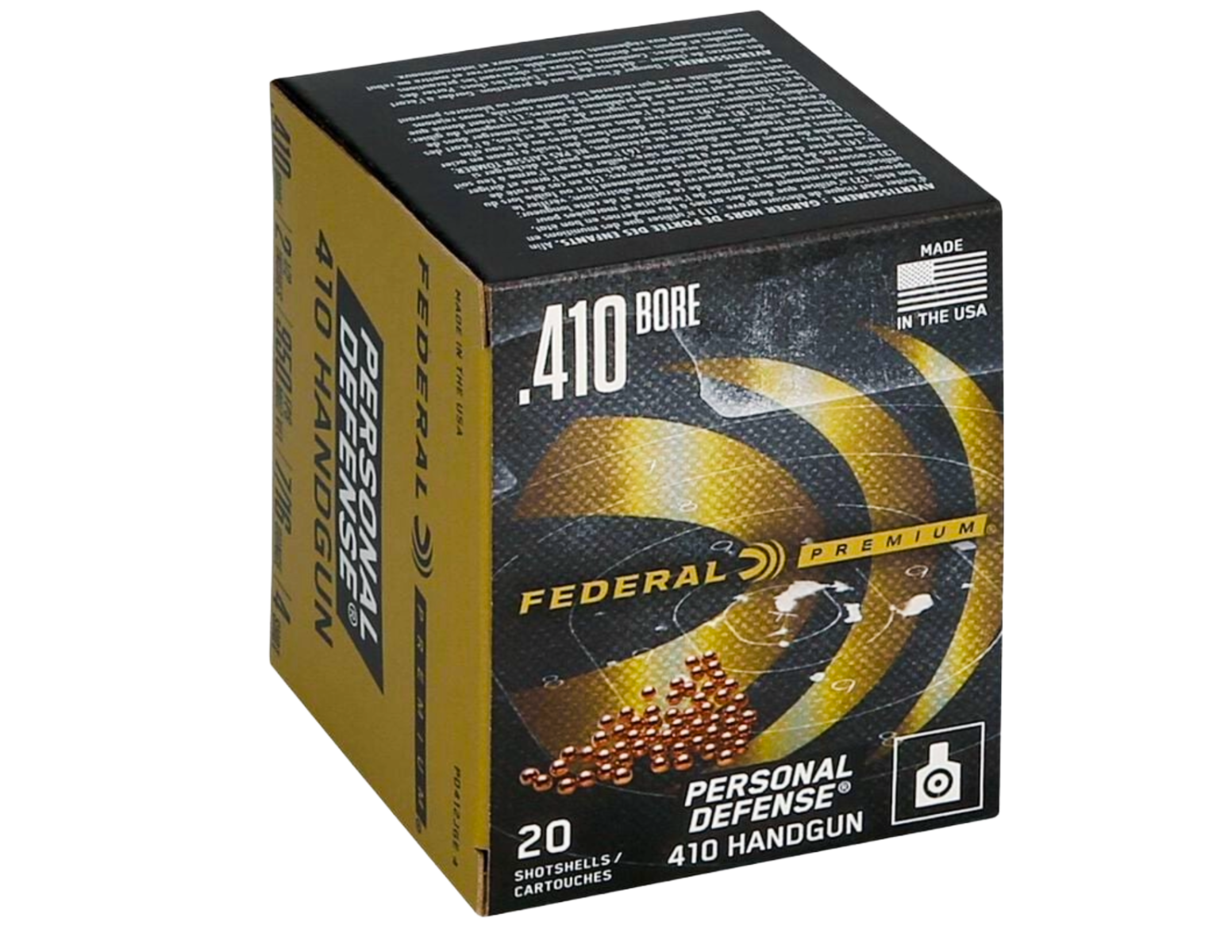 Federal Personal Defense 410ga 2 1/2" #4  7/16 oz, 20rds - PD412JGE 4 by Federal - Product Image