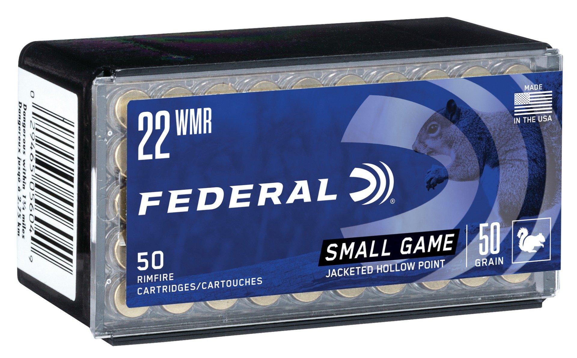 Federal 22 WMR 50gr JHP Game-Shok Ammunition 50rds - 757 by Federal - Product Image