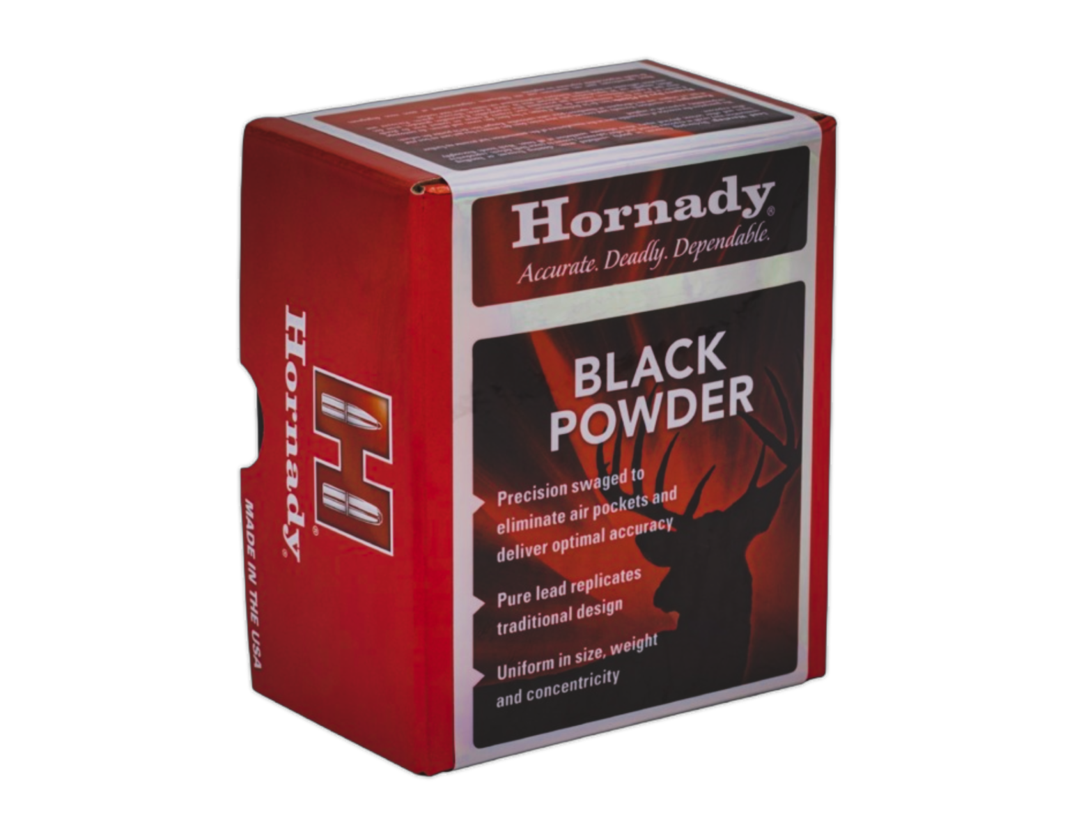 Hornady Black Powder .54 Cal. Lead Round Balls, 100/box - 6110 by Hornady - Product Image