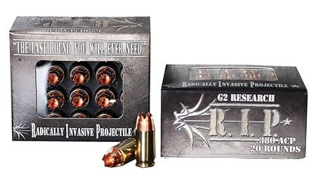 G2 Research 380 Auto/ACP RIP Ammunition 20rds - G2RRIP380 by G2 Research - Product Image