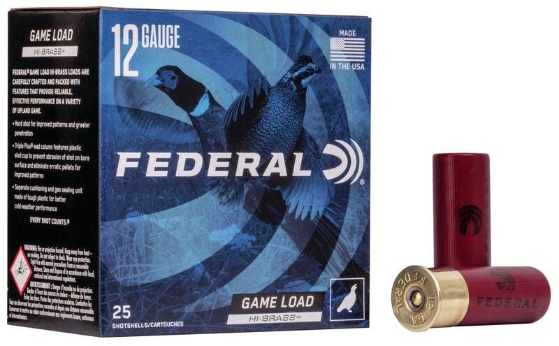 Federal Game Load Upland Hi-Brass 12 Ga Ammo 25 Rds- H126 6 by Federal - Product Image