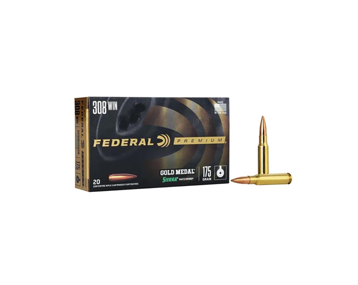 Federal 308 175gr Sierra BTHP Gold Medal Ammunition, 20 Round Box - GM308M2 by Federal - Product Image
