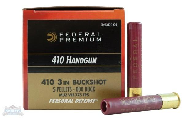 Federal 410ga 3" 5 Pellet 000 Buck Ammunition 20rds - PD413JGE 000 by Federal - Product Image