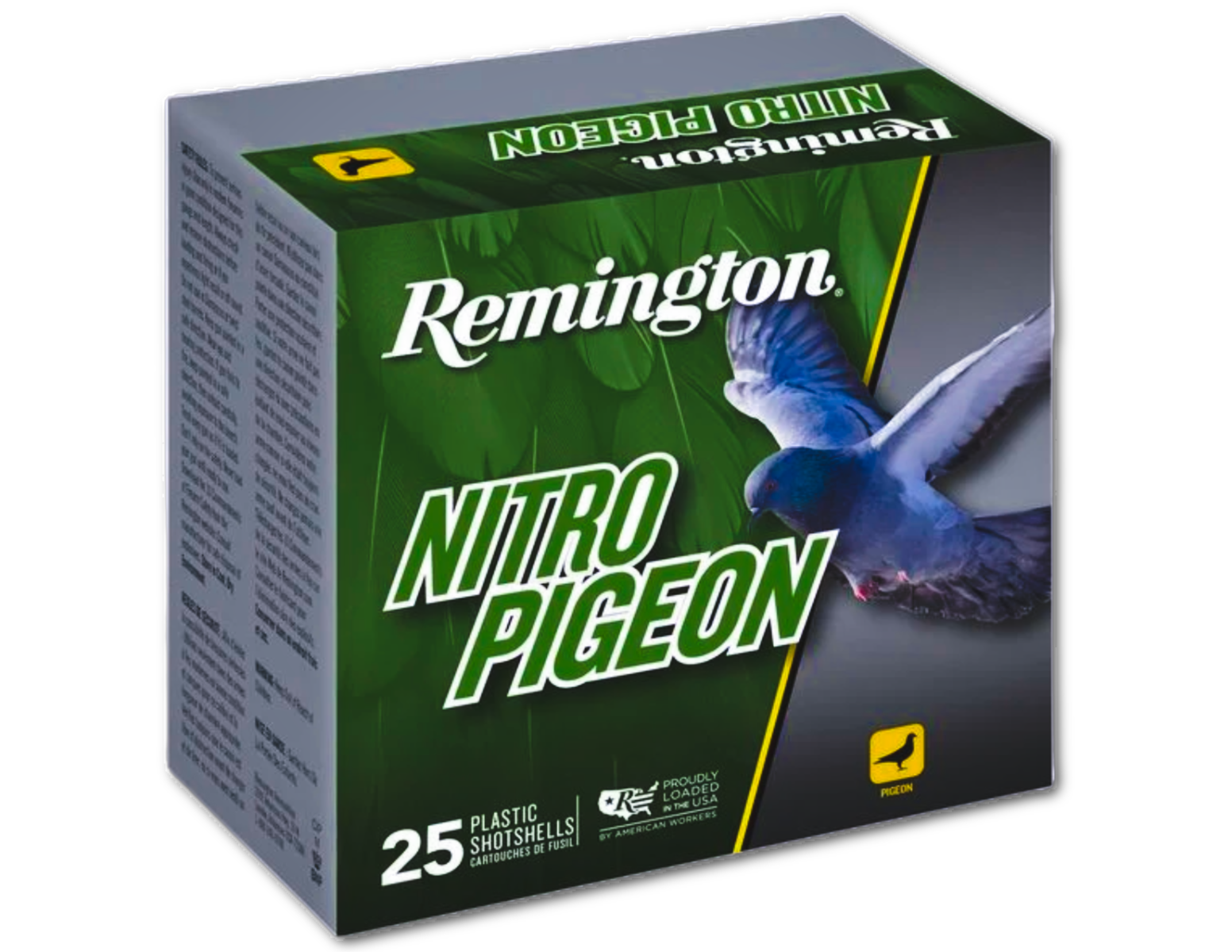 Remington Nitro Pigeon 12 Gauge 2-3/4" #7.5 25rds Shotshell - Precision for Pigeon Hunting - R28681 by Remington - Product Image