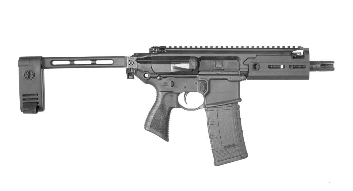 Sig Sauer MCX Rattler .300 AAC Blackout Pistol, Black - PMCX-300B-5B-TAP by Sig Sauer - Product Image