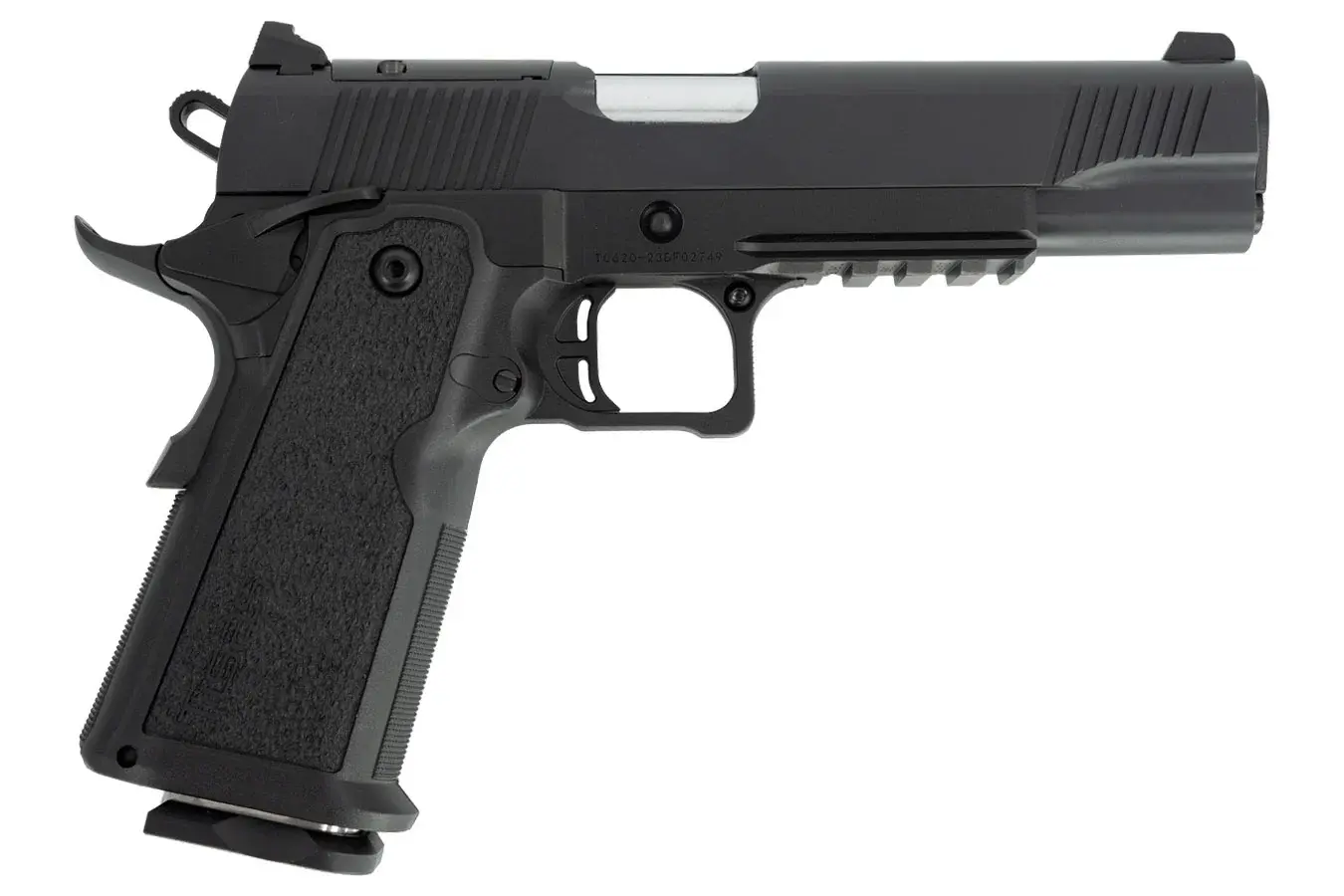 Tisas 1911 Duty Double Stack 9mm Optic Ready Pistol with Black Cerakote Finish - $499.99 w Free Shipping