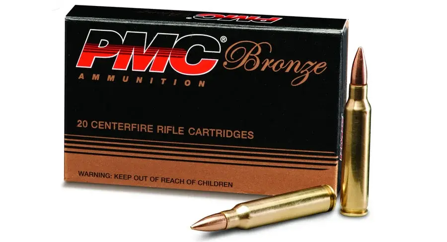  PMC 223 Rem 55 gr FMJ BT Bronze 20/Box 