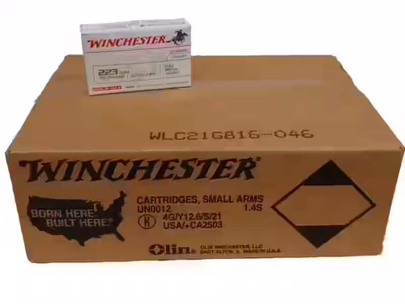 Winchester Ammo USA223K 223 Remington 55GR Full Metal Jacket 1000 Rounds