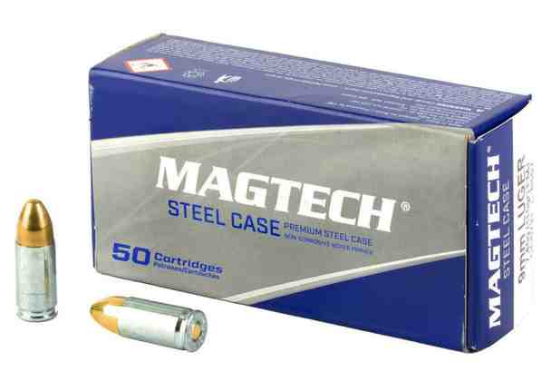 Magtech Steel Case 9mm 115gr Full Metal Jacket - $215 w Free Shipping