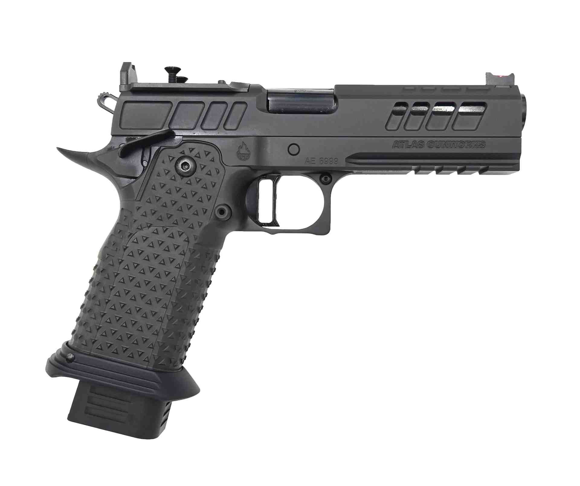 Atlas Gunworks Athena v2, 9mm, 4.6" Bull Barrel, 3 Magazine, RMR/SRO Ready, Left-Handed, Pistol