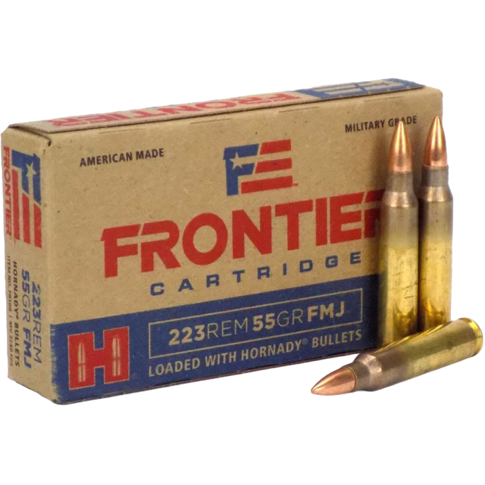 Hornady Frontier Cartridge .223 Remington Ammo 55gr FMJ